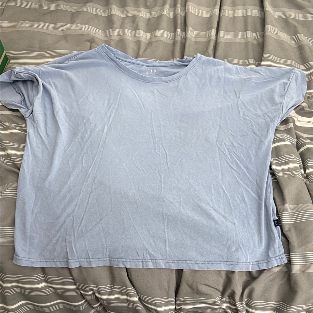 GAP Soft Blue crop top